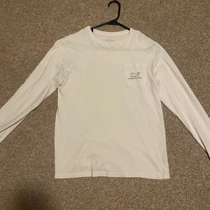 White vineyard vines long sleeve shirt